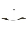 Lotus 2 Svart/Guld taklampa - Ø12 cm, E14, 230V, utan ljuskälla