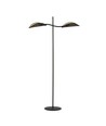 Lotus LP2 Svart/Guld golvlampa - Ø12 cm, E14, 230V, utan ljuskälla