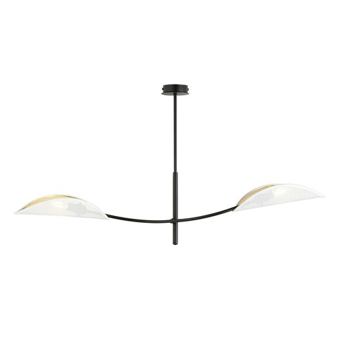 Lotus 2 Vit/Guld taklampa - Ø12 cm, E14, 230V, utan ljuskälla