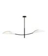 Lotus 2 Vit/Guld taklampa - Ø12 cm, E14, 230V, utan ljuskälla