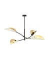 Lotus 4 Vit/Guld taklampa - Ø12 cm, E14, 230V, utan ljuskälla