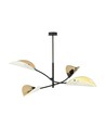 Lotus 4 Vit/Guld taklampa - Ø12 cm, E14, 230V, utan ljuskälla