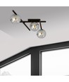 Smart 3 Svart/Grafit taklampa - Ø15 cm, E14, 230V, utan ljuskälla