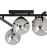 Smart 4 Svart/Grafit taklampa - Ø15 cm, E14, 230V, utan ljuskälla