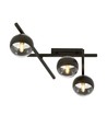 Smart 3 Svart/Rand taklampa - Ø15 cm, E14, 230V, utan ljuskälla