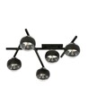 Smart 5 Svart/Rand taklampa - Ø15 cm, E14, 230V, utan ljuskälla