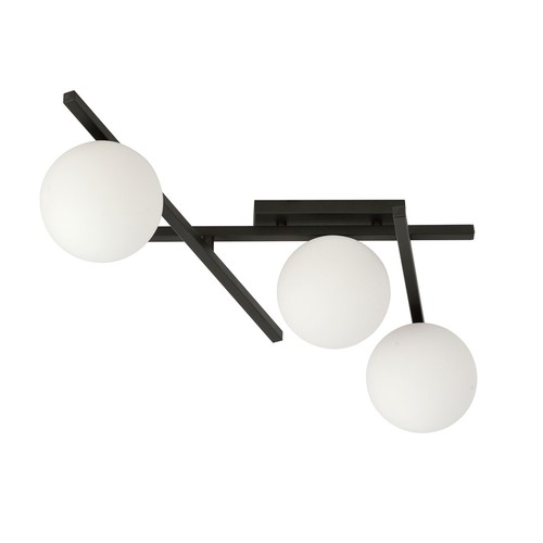 Smart 3 Svart/Opal taklampa - Ø15 cm, E14, 230V, utan ljuskälla