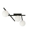 Smart 3 Svart/Opal taklampa - Ø15 cm, E14, 230V, utan ljuskälla