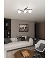 Smart 3 Svart/Opal taklampa - Ø15 cm, E14, 230V, utan ljuskälla