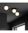 Smart 3 Svart/Opal taklampa - Ø15 cm, E14, 230V, utan ljuskälla
