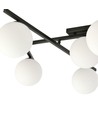 Smart 4 Svart/Opal taklampa - Ø15 cm, E14, 230V, utan ljuskälla.