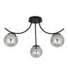 Boston 3 Svart/Grafit taklampa - Ø14 cm, E14, 230V, utan ljuskälla