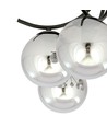 Boston 4 Svart/Grafit taklampa - Ø14 cm, E14, 230V, utan ljuskälla