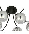 Boston 6 Svart/Grafit taklampa - Ø14 cm, E14, 230V, utan ljuskälla