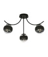 Boston 3 Svart/Randig taklampa - Ø14 cm, E14, 230V, utan ljuskälla