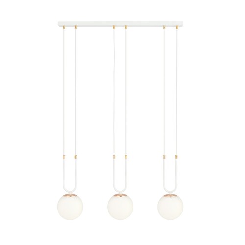 Glam 3 Vit/Opal pendellampa - Ø15 cm, E14, 230V, utan ljuskälla