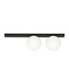 Fit 2 Svart/Opal taklampa - Ø15 cm, E14, 230V, utan ljuskälla