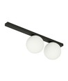 Fit 2 Svart/Opal taklampa - Ø15 cm, E14, 230V, utan ljuskälla