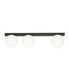 Fit 3 Svart/Opal taklampa - Ø15 cm, E14, 230V, utan ljuskälla