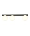 Fit 3 Svart/Opal taklampa - Ø15 cm, E14, 230V, utan ljuskälla