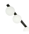 Fit 3 Svart/Opal taklampa - Ø15 cm, E14, 230V, utan ljuskälla