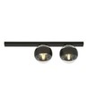 Fit 2 Svart/Rand taklampa - Ø14 cm, E14, 230V, utan ljuskälla