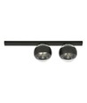 Fit 2 Svart/Rand taklampa - Ø14 cm, E14, 230V, utan ljuskälla