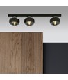 Fit 3 Svart/Randig taklampa - Ø14 cm, E14, 230V, utan ljuskälla