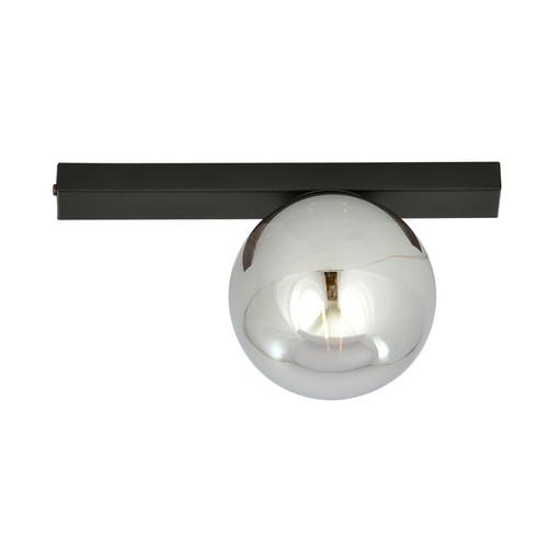 Fit 1 Svart/Grafit taklampa - Ø14 cm, E14, 230V, utan ljuskälla