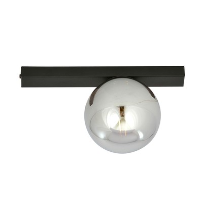 Fit 1 Svart/Grafit taklampa - Ø14 cm, E14, 230V, utan ljuskälla