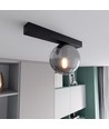 Fit 1 Svart/Grafit taklampa - Ø14 cm, E14, 230V, utan ljuskälla