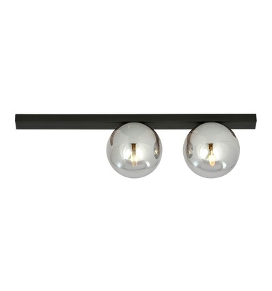 Fit 2 Svart/Grafit taklampa - Ø14 cm, E14, 230V, utan ljuskälla
