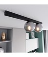 Fit 2 Svart/Grafit taklampa - Ø14 cm, E14, 230V, utan ljuskälla