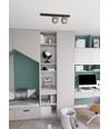 Fit 2 Svart/Grafit taklampa - Ø14 cm, E14, 230V, utan ljuskälla