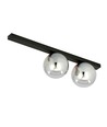 Fit 2 Svart/Grafit taklampa - Ø14 cm, E14, 230V, utan ljuskälla