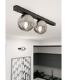 Fit 2 Svart/Grafit taklampa - Ø14 cm, E14, 230V, utan ljuskälla