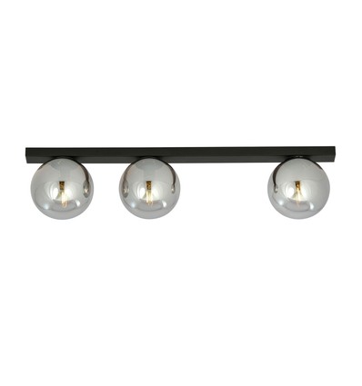 Fit 3 Svart/Grafit taklampa - Ø14 cm, E14, 230V, utan ljuskälla