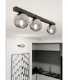Fit 3 Svart/Grafit taklampa - Ø14 cm, E14, 230V, utan ljuskälla