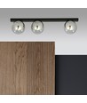 Fit 3 Svart/Grafit taklampa - Ø14 cm, E14, 230V, utan ljuskälla