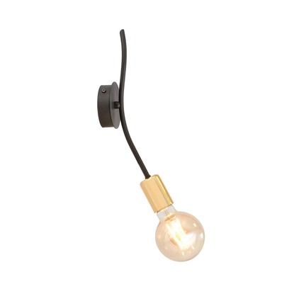 Bolt K1 Svart/Guld taklampa - E27, 230V, utan ljuskälla