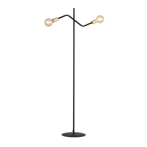 Bolt LP2 Svart/Guld taklampa - E27, 230V, utan ljuskälla