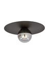 Solar 1 Svart/Grafit taklampa - Ø14 cm, E14, 230V, utan ljuskälla