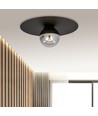 Solar 1 Svart/Grafit taklampa - Ø14 cm, E14, 230V, utan ljuskälla