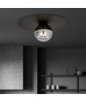 Solar 1 Svart/Grafit taklampa - Ø14 cm, E14, 230V, utan ljuskälla
