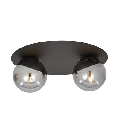 Solar 2 Svart/Grafit taklampa - Ø14 cm, E14, 230V, utan ljuskälla