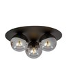 Solar 3 Svart/Grafit taklampa - Ø14 cm, E14, 230V, utan ljuskälla
