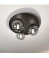Solar 3 Svart/Grafit taklampa - Ø14 cm, E14, 230V, utan ljuskälla