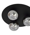 Solar 3 Svart/Grafit taklampa - Ø14 cm, E14, 230V, utan ljuskälla