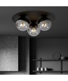 Solar 3 Svart/Grafit taklampa - Ø14 cm, E14, 230V, utan ljuskälla