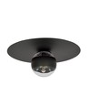 Solar 1 Svart/Rand taklampa - Ø14 cm, E14, 230V, utan ljuskälla